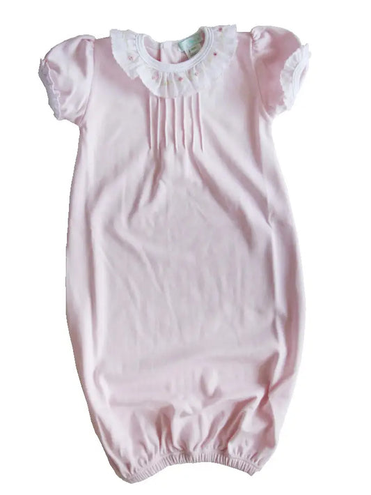 Pink Rosevine Baby Girl Pima Cotton Daygown