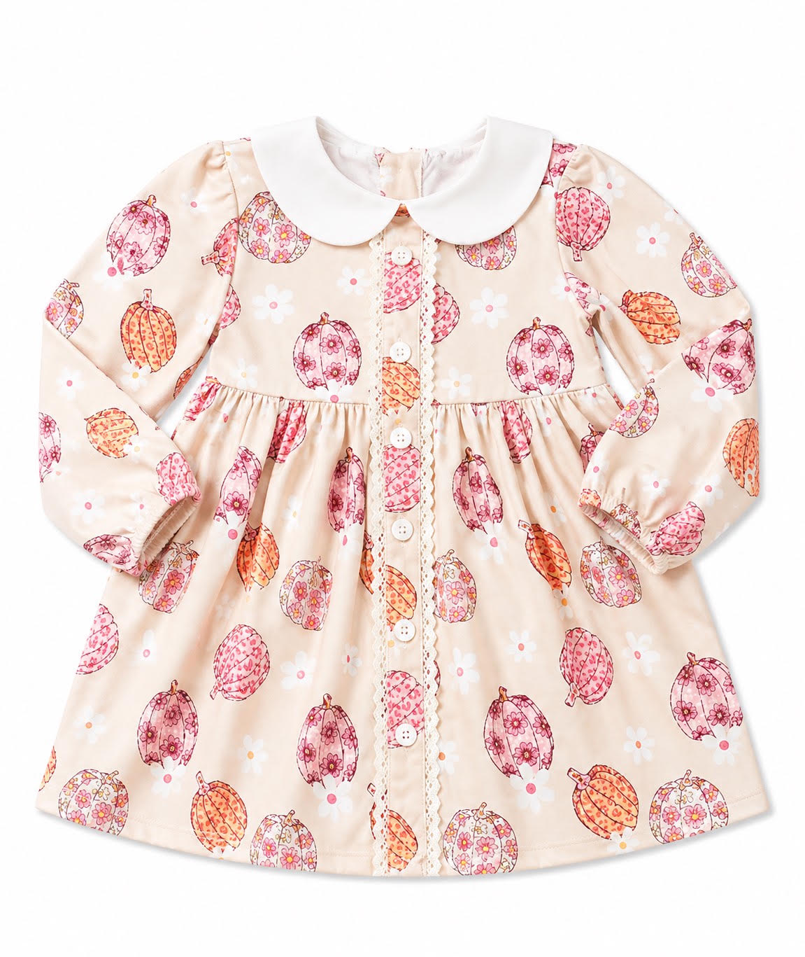 Collar Pumpkin Dress