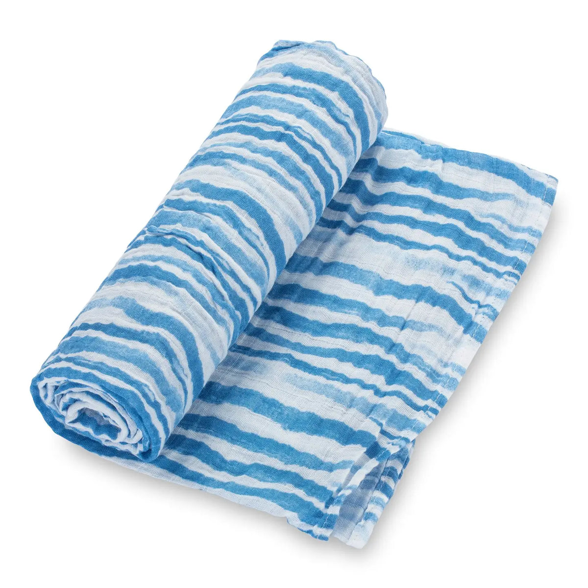 Baby Muslin Swaddle Blanket 47x47 - Waves